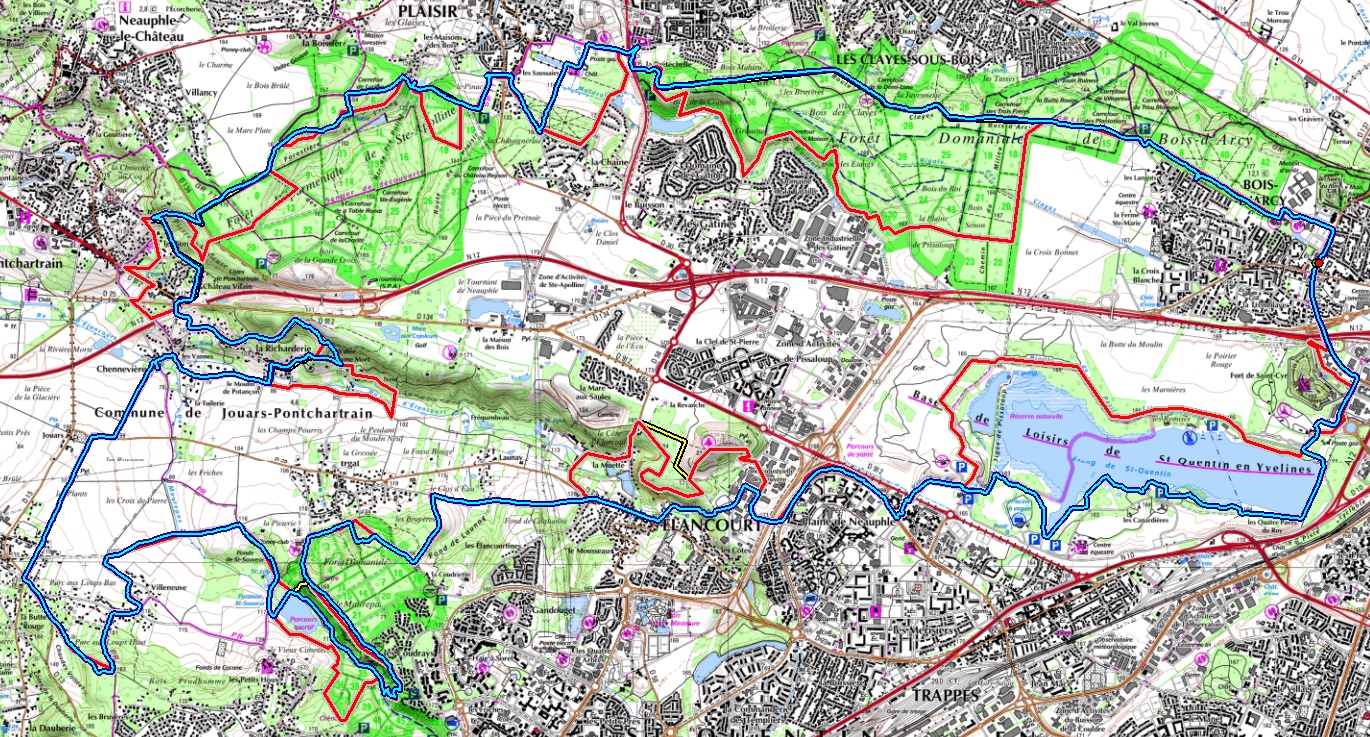 Carte 3 circuits des cotes