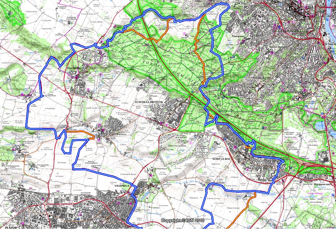 Carte Chambourcy